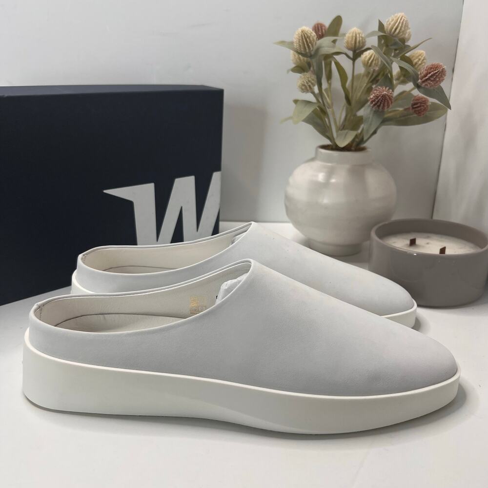 Wolf & Shepherd Shoes Cruise Mule Slip On Brilliant White Men 11/Women 12.5 NWB - Picture 3 of 10